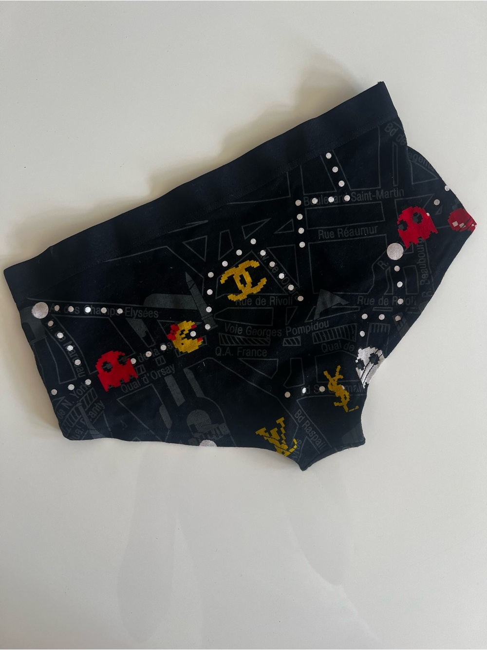 NWT NAJA Limited Edition SOLD OUT Paris Metro Cheeky Mrs Pac-Man Panties Sz XS